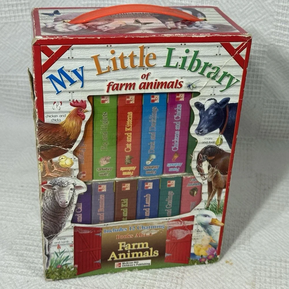 MCGRAW-HILL CHILDREN'S PUBLISHING‎ My Little Library of Farm Animals 12 Books